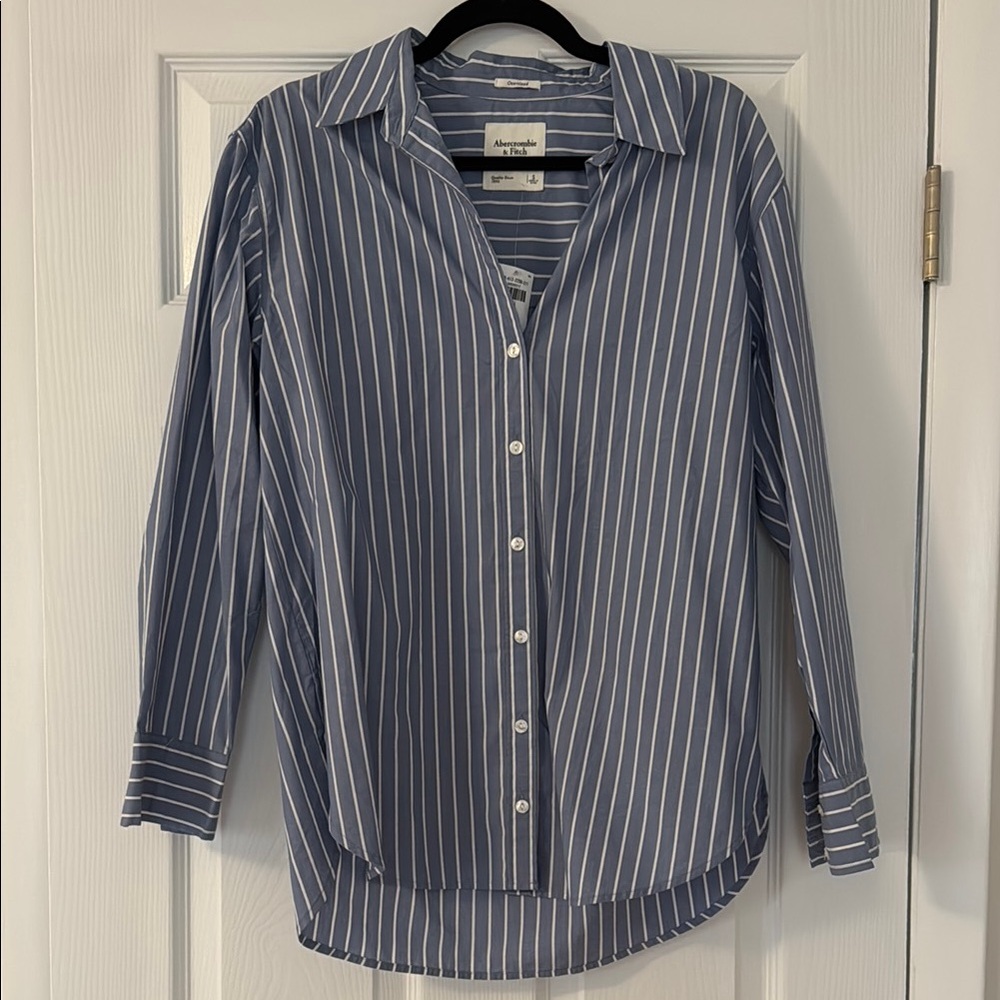 Abercrombie Striped Button-Up Shirt